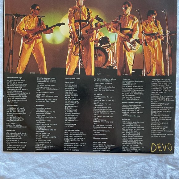 Vinyl Record Album - Devo - Q: Are We Not Men A: We are Devo! - Picture 2 of 6
